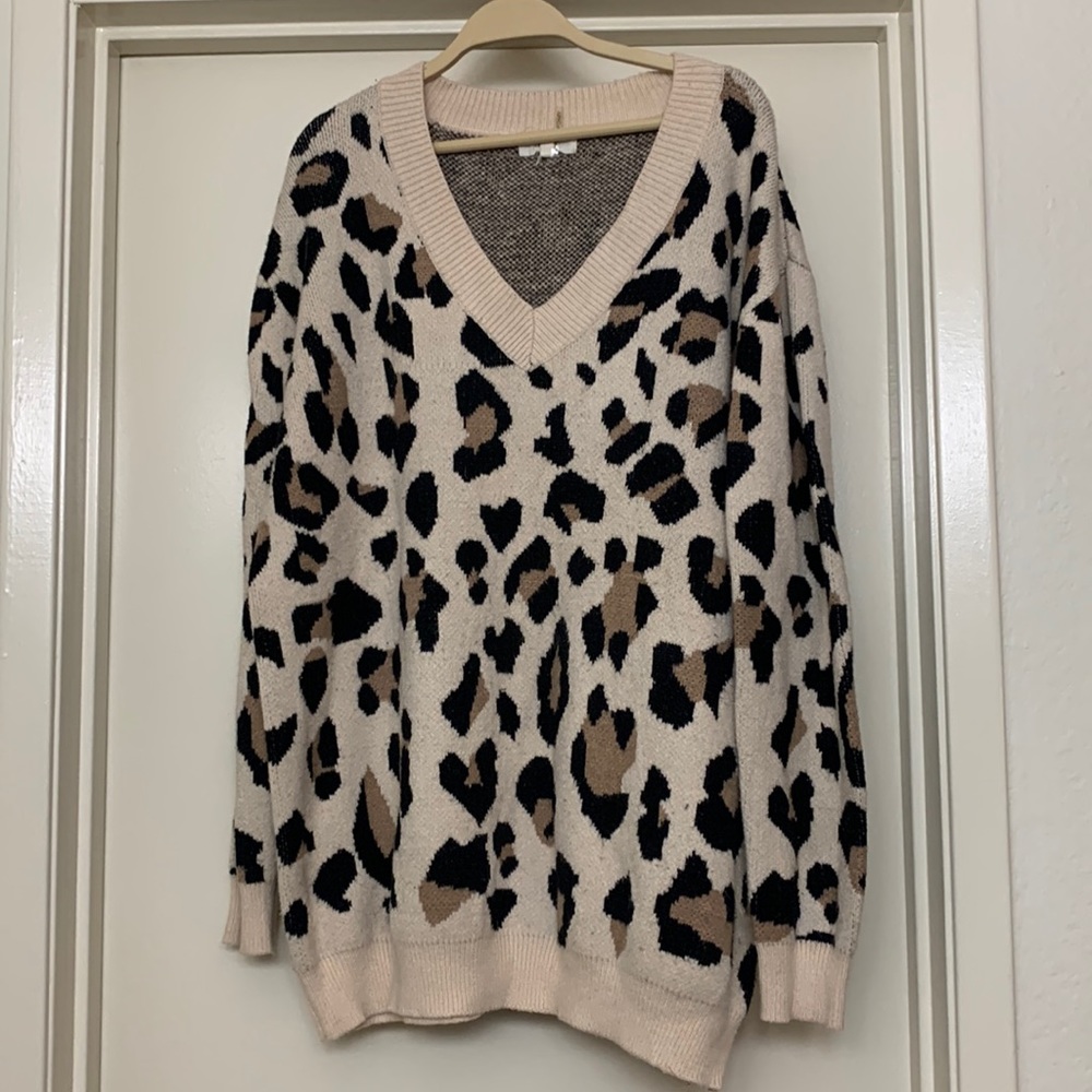 Leopard Print Sweater